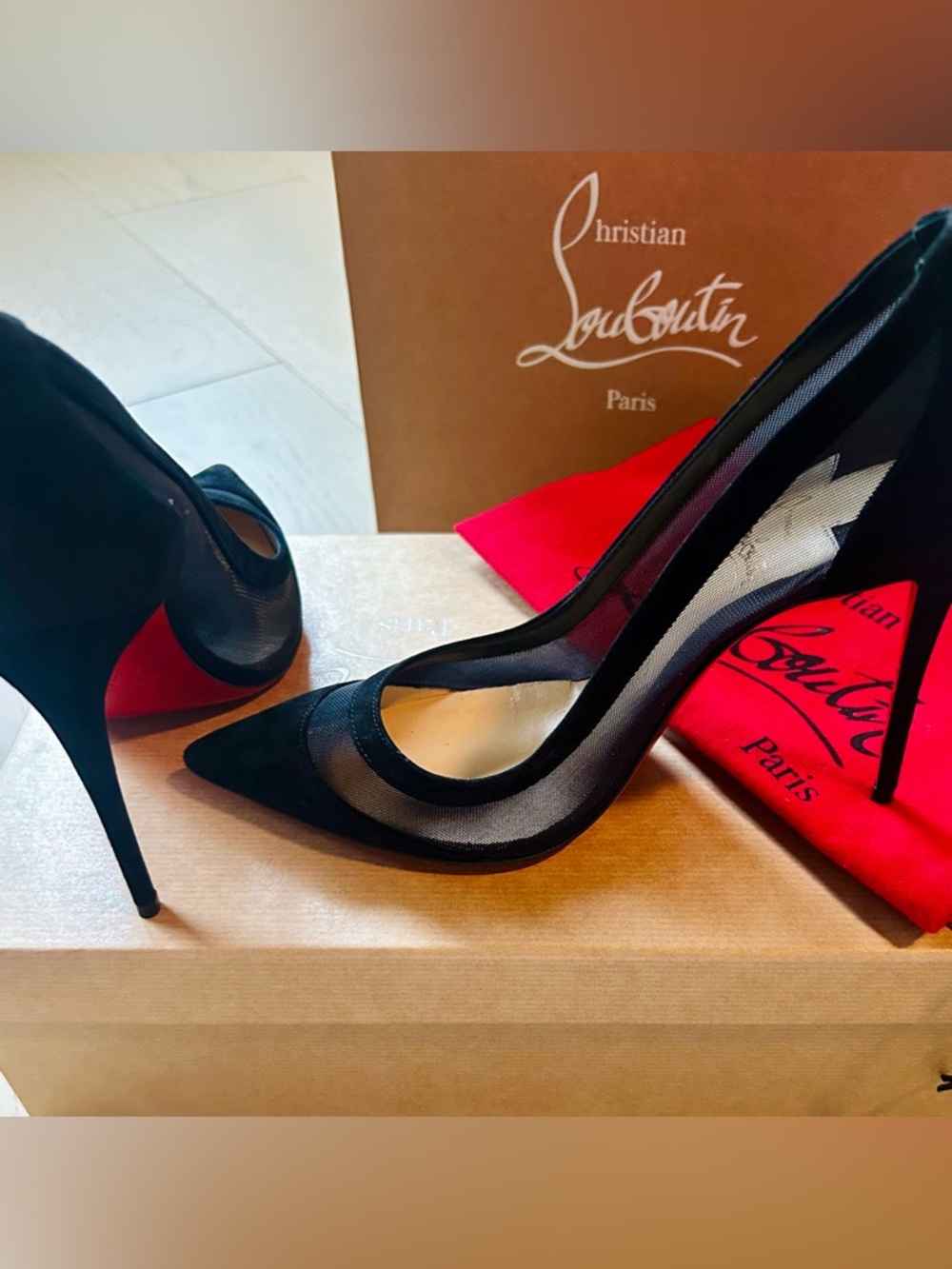 Christian Louboutin Like New Galativi Red Sole Pumps